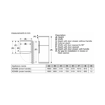 ⁦(KDN86AI41B) - ثلاجة بوش , 22.5 قدم,مكعب ,632 لتر, 2 باب , ستيل⁩ - الصورة ⁦4⁩