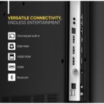 (NPROG60QLED) شاشة نيكاي كيوليد 58بوصة الترا (جوجل تي في) , سمارت , تصميم إطار نحيف , 1يو اس بي , 2 اتش دي ام اي - Image 3