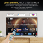 (NPROG60QLED) شاشة نيكاي كيوليد 58بوصة الترا (جوجل تي في) , سمارت , تصميم إطار نحيف , 1يو اس بي , 2 اتش دي ام اي - Image 2