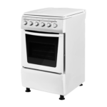 ⁦فرن كهرباء سوبر جنرال, 4 عيون , 50*50 سم  , ابيض- (KSGC5041BS)⁩ - الصورة ⁦2⁩