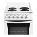 ⁦فرن كهرباء سوبر جنرال, 4 عيون , 50*50 سم  , ابيض- (KSGC5041BS)⁩ - الصورة ⁦4⁩