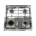 ⁦فرن غاز سوبر جنرال, 4 عيون , 55*55 سم , امان كامل , ستيل - (KSGC55540FSY)⁩ - الصورة ⁦3⁩