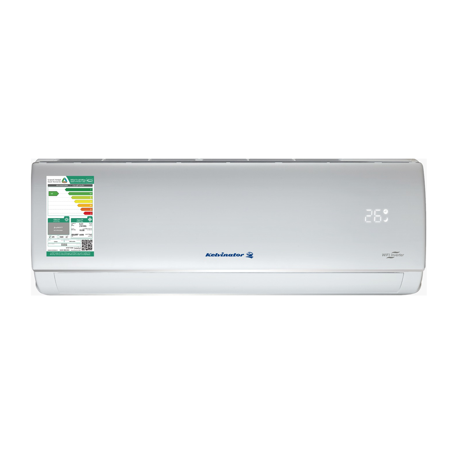 (KTS24CI6) مكيف جداري سبليت كلفيناتور , 22100وحدة , بارد , انفرتر , واي فاي