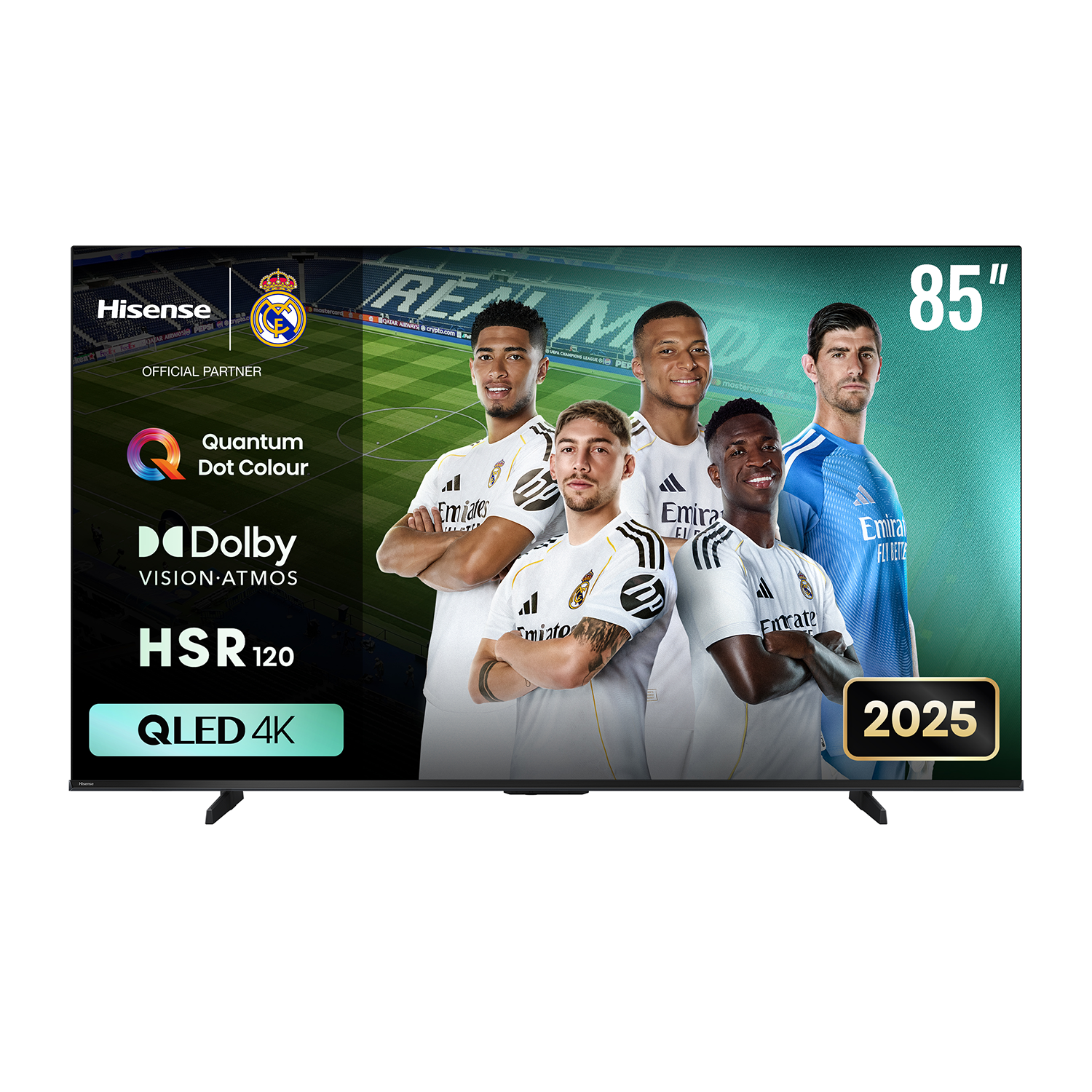 شاشة هايسنس "85 كيوليد , 4 كيه , سمارت , اير بلاي , 2 يو اس بي , 3 اتش دي ام اي , 60هيرتز - (85Q63Q)