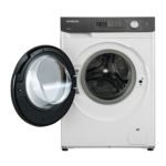 غسالة فول اوتومايك هيتاشى , تحميل امامي , انفرتر , 16 برنامج , 9 كجم غسيل , ابيض- (BD-904HVOW) - Image 3