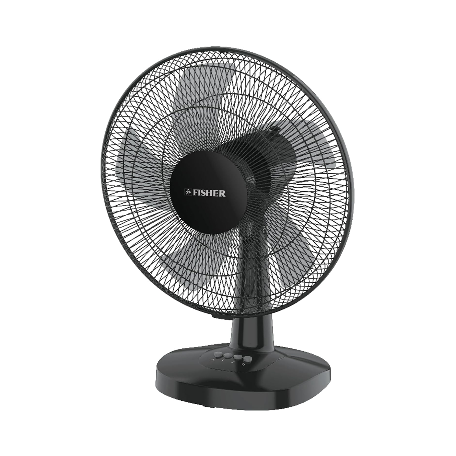 مروحة طاولة فيشر, 16 بوصة , 5 شفرات بلاستيك , 3 سرعات , اسود - (FFT-5B3S)