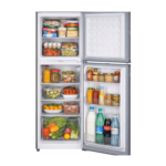 (NRF170N26S) - ثلاجة نيكاي , 4.9 قدم مكعب (138لتر) , 2 باب , فضي - Image 2