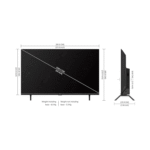 شاشة سكاي وورث 43" فائقة الوضوح , سمارت , 1يو اس بي , 1اتش دي ام اي - (43STD4000) - Image 2
