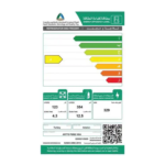 ⁦ثلاجة اريستون, 16.8 قدم مكعب , انفرتر , 2 باب , فضي  ART70F6502XSA⁩ - الصورة ⁦4⁩