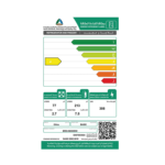 ⁦ثلاجة بيسك بابين , 10.2 قدم مكعب - 297 لتر , ابيض (BRD-HM380DW)⁩ - الصورة ⁦3⁩