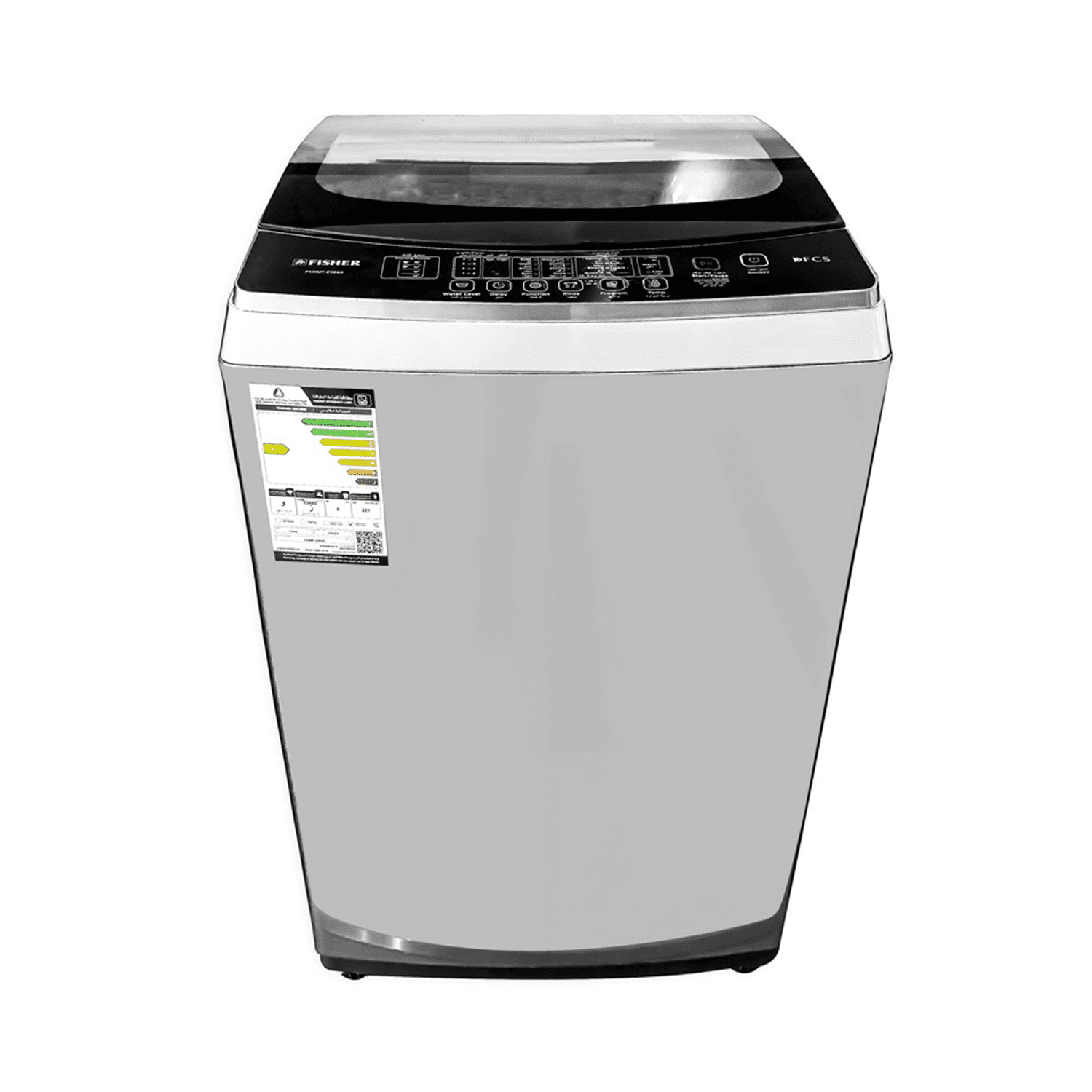 FAWMTE08SB000.png غسالة فول اوتومايك فيشر,تحميل علوي,12كجم,فضي - (FAWMTE12SB) - Image 1