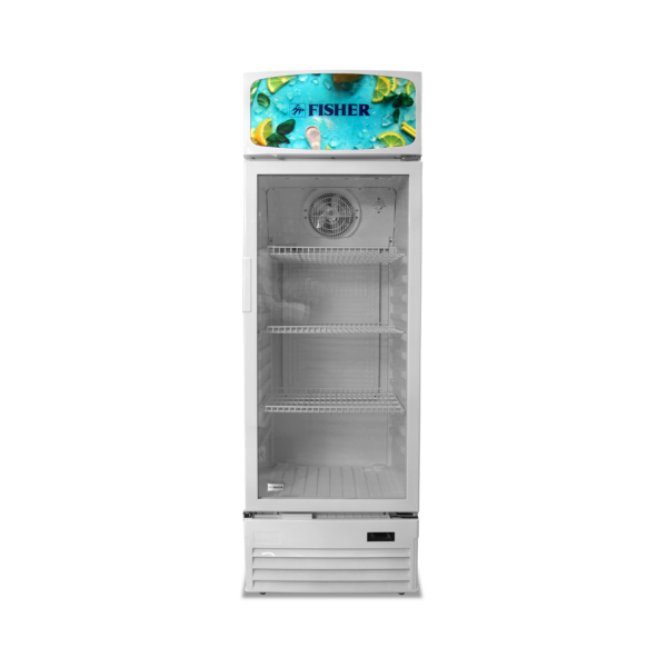 ثلاجة فيشر تجارية , 11 قدم مكعب , باب واحد , 3 أرفف , ابيض - (FR-SC320W)