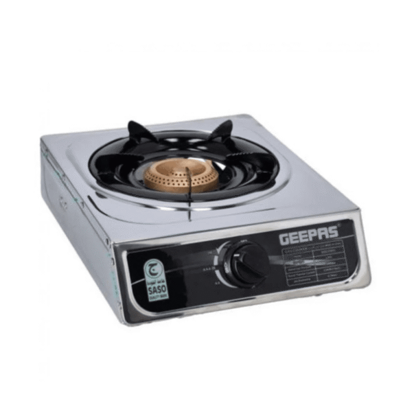 طباخ غاز طاولة جيباس , 1 عيون , ستانلس ستيل - (GGC31015)