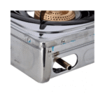 طباخ غاز طاولة جيباس , 1 عيون , ستانلس ستيل - (GGC31015) - Image 3