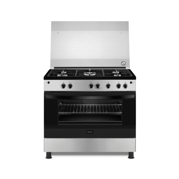 Gibson Gas Oven,5 Eyes,90*60cm,Full Safety,Stainless Steel - (GNGJ90JGWC)
