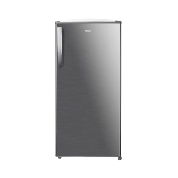 (HR-188NS-3) - ثلاجة هاير , 5.5 قدم مكعب , باب واحد , فضي