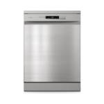غسالة أطباق هايسنس , 15 مكان , 8 برامج , ستيل - (HS623E90XSA2)