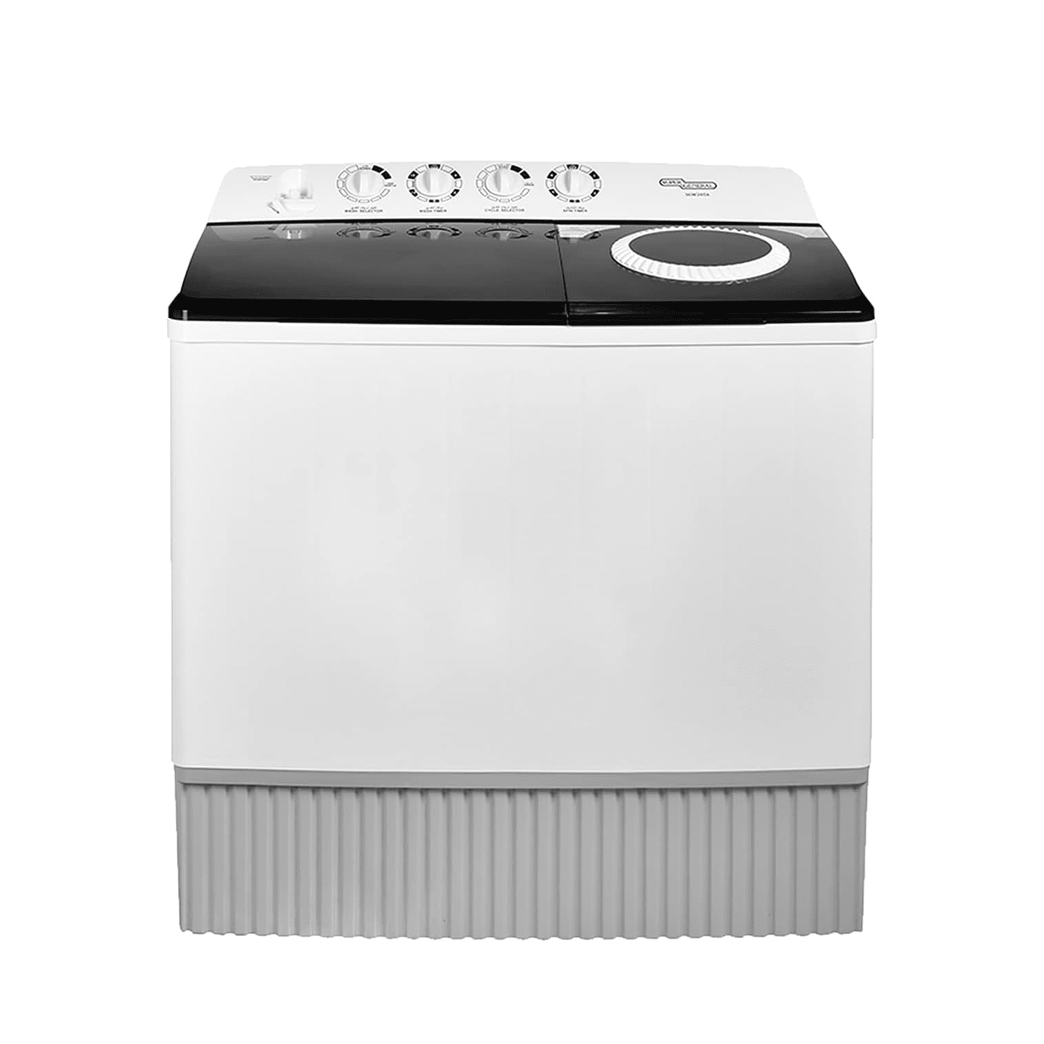 Super General Double Sink Washing Machine, 18kg, White - (KSGW1888N)