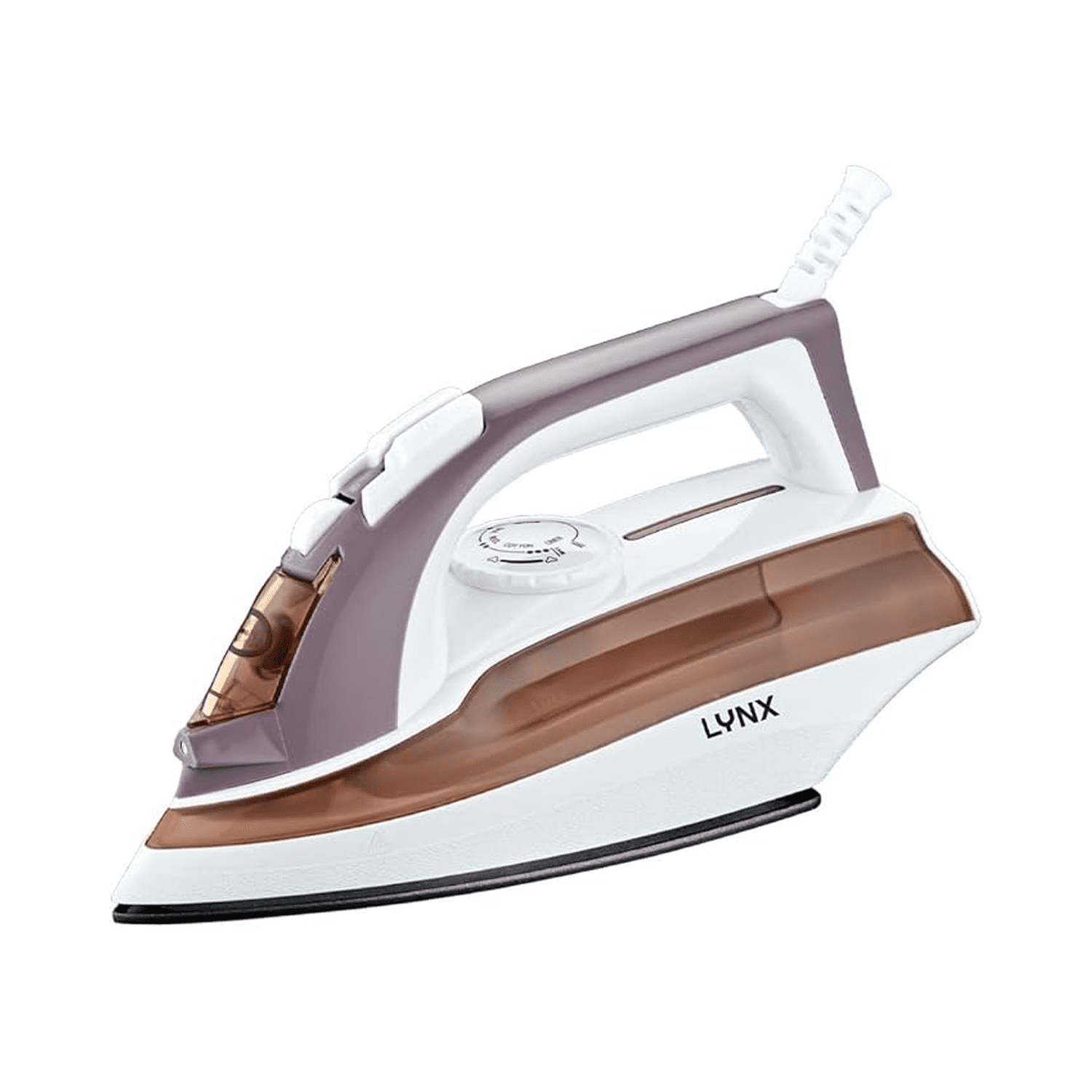 LYIR3022C0000.png لينكس كاوية بخار كهربائية مع لوح غير لاصق , منظم حرارة قابل للتعديل , 1600 وات, بني - أبيض - (LY-IR-3022-C) - Image 1