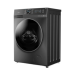 ⁦غسالة فول اوتومايك ميديا , تحميل امامي, 10 كجم , 7 تنشيف , انفرتر , اسود- (MF200D100W/1T-SA)⁩ - الصورة ⁦2⁩