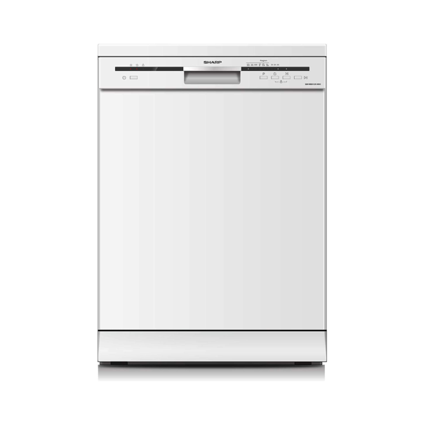 Sharp Dishwasher, 12 places, 6 programs, white - (QW-MB612K-WH3)