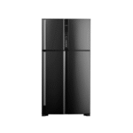 ثلاجة هيتاشى 24.73 قدم,مكعب 2 باب اسود - (R-V905PS1KV BBK)