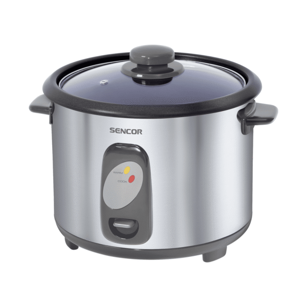 سينكور طاهي أرز كهربائية , 1.8 لتر,700 واط , ستيل - (SRM 1800SS)