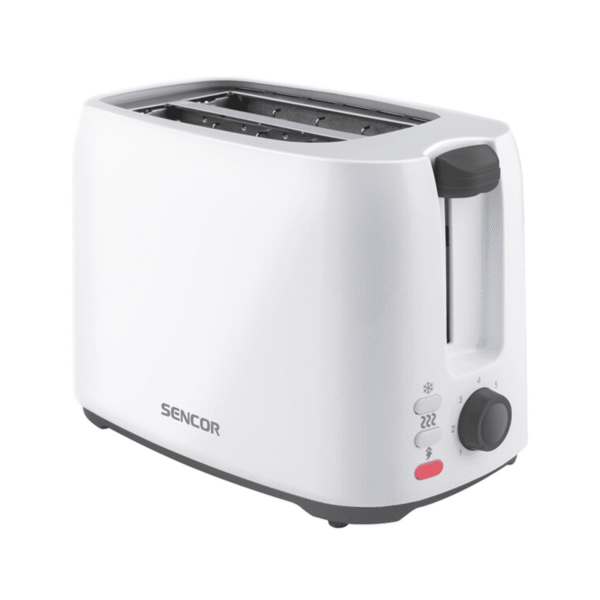 Syncor Electric Toaster, 7 degrees of toasting, 2 slots (135mm), 750W, White - (STS 2606WH)