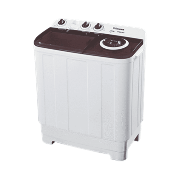 Winner Double Sink Washing Machine, 5kg, White - (WPB501976)