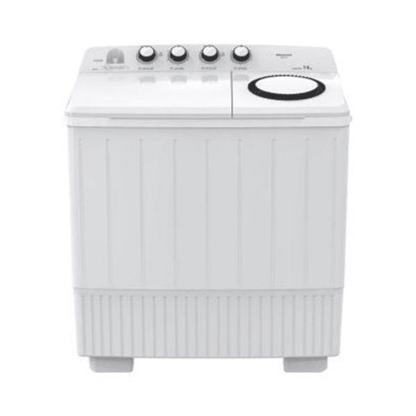 Hisense Double Sink Washer, 14kg, White - (WSDE141)
