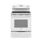 GE Electric Oven,Ceramic,4 Eyes,White - (JSB645DKWW)