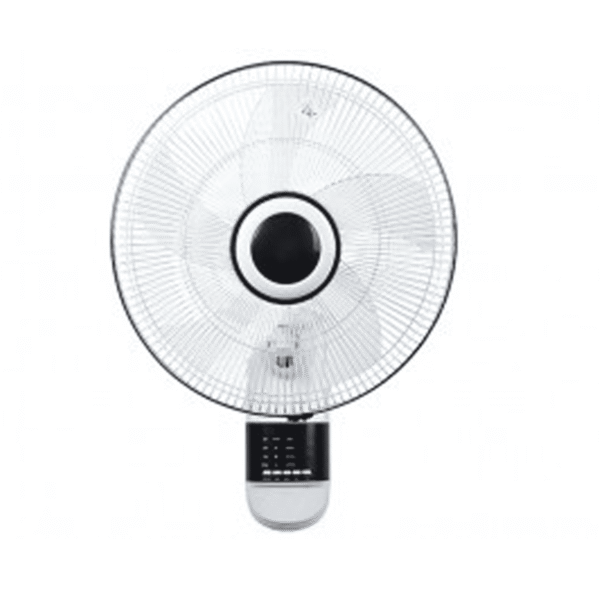 Geepas Wall Fan, 16", 5 plastic blades, 3 speeds, remote control - (GF9479)