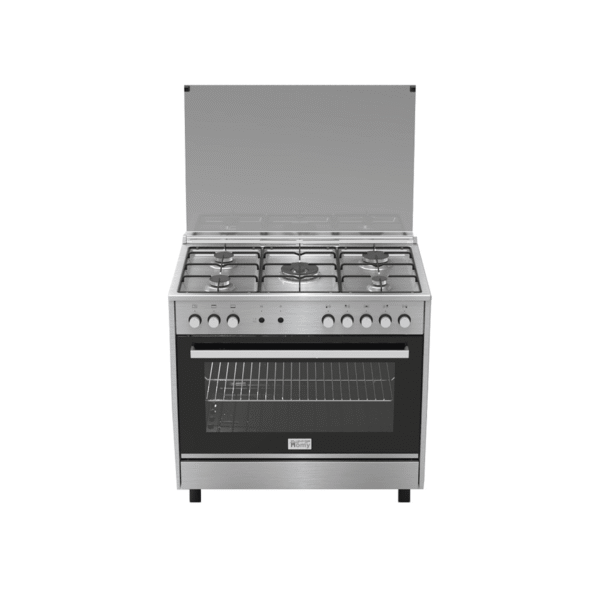 Homi Gas Oven, 5 Eyes, 90*60 cm, Full Safety, Stainless Steel - (HOM95C31X)