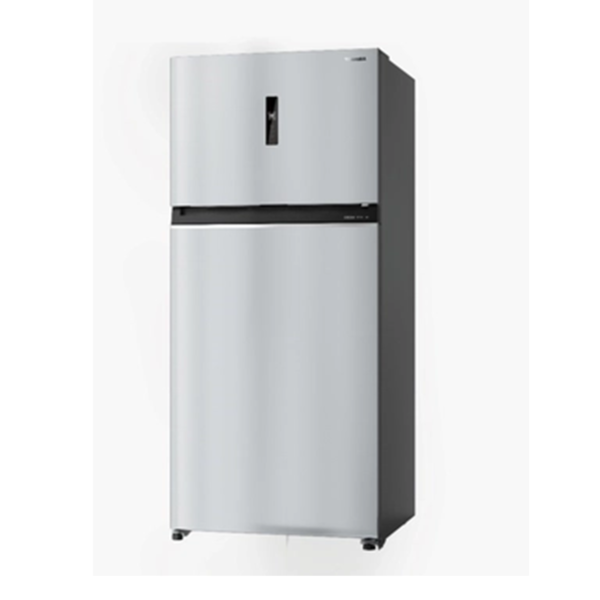 Toshiba Refrigerator, 2 Door, 21.50 cubic feet - 608 liters, Inverter, Steel - (GR-RT835WE-PMU(04))