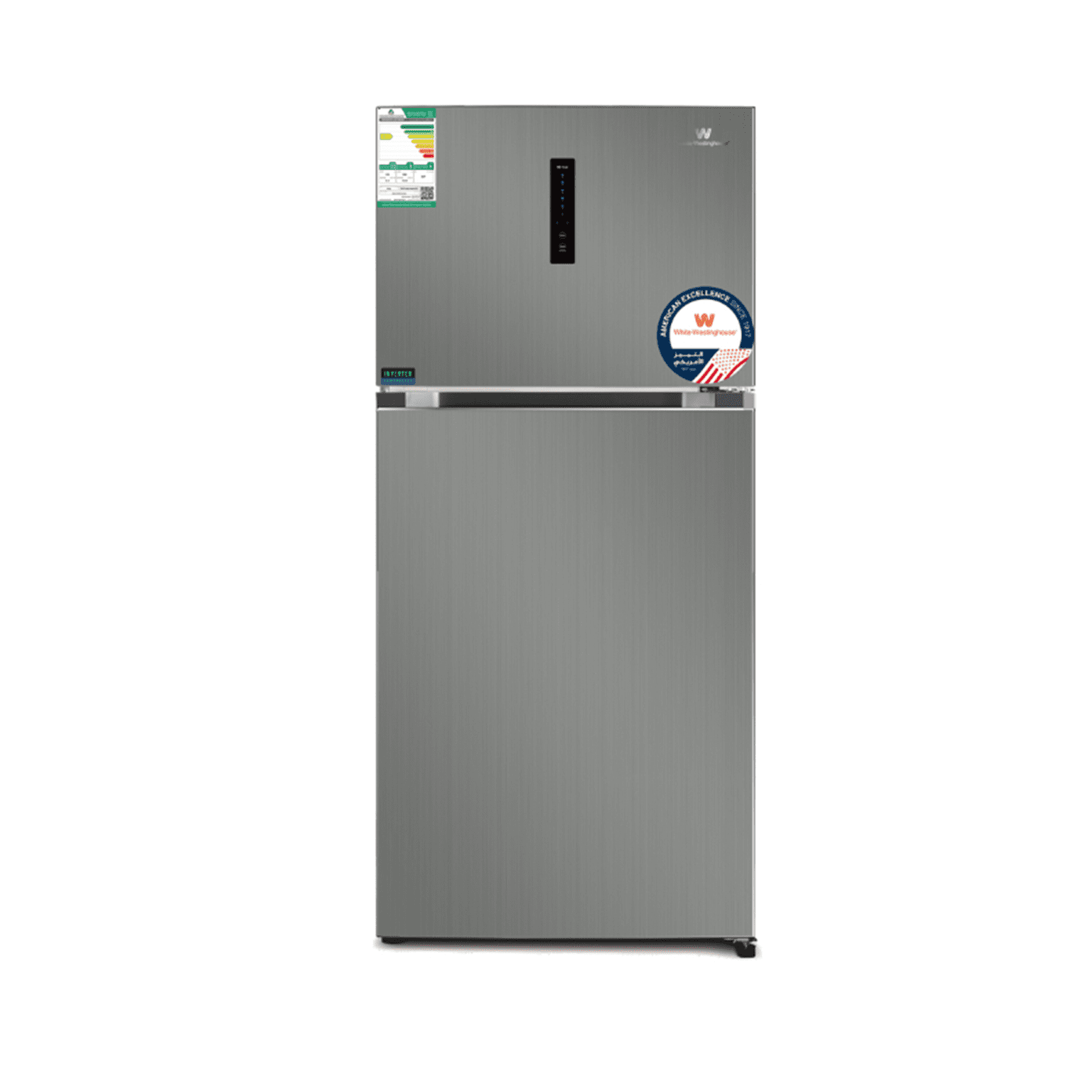 white-westinghouse-upright-refrigerator-18.2-cu-ft-515-ltr-single-door-silver-ww515tmr-mcsx.png WW515TMR-MC(SX) - ثلاجة وايت ويستنجهاوس عامودي , 18.2 قدم مكعب (515 لتر) , باب واحد , فضي - الصورة 1