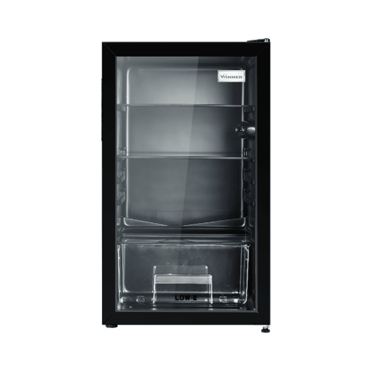 winner-beverage-refrigerator-glass-door-3.35-cu-ft-94ltr-black-wjc94.png ثلاجة مشروبات وينر , باب زجاجي , 3.35 قدم مكعب (94 لتر) , أسود - (WJC94) - Image 1