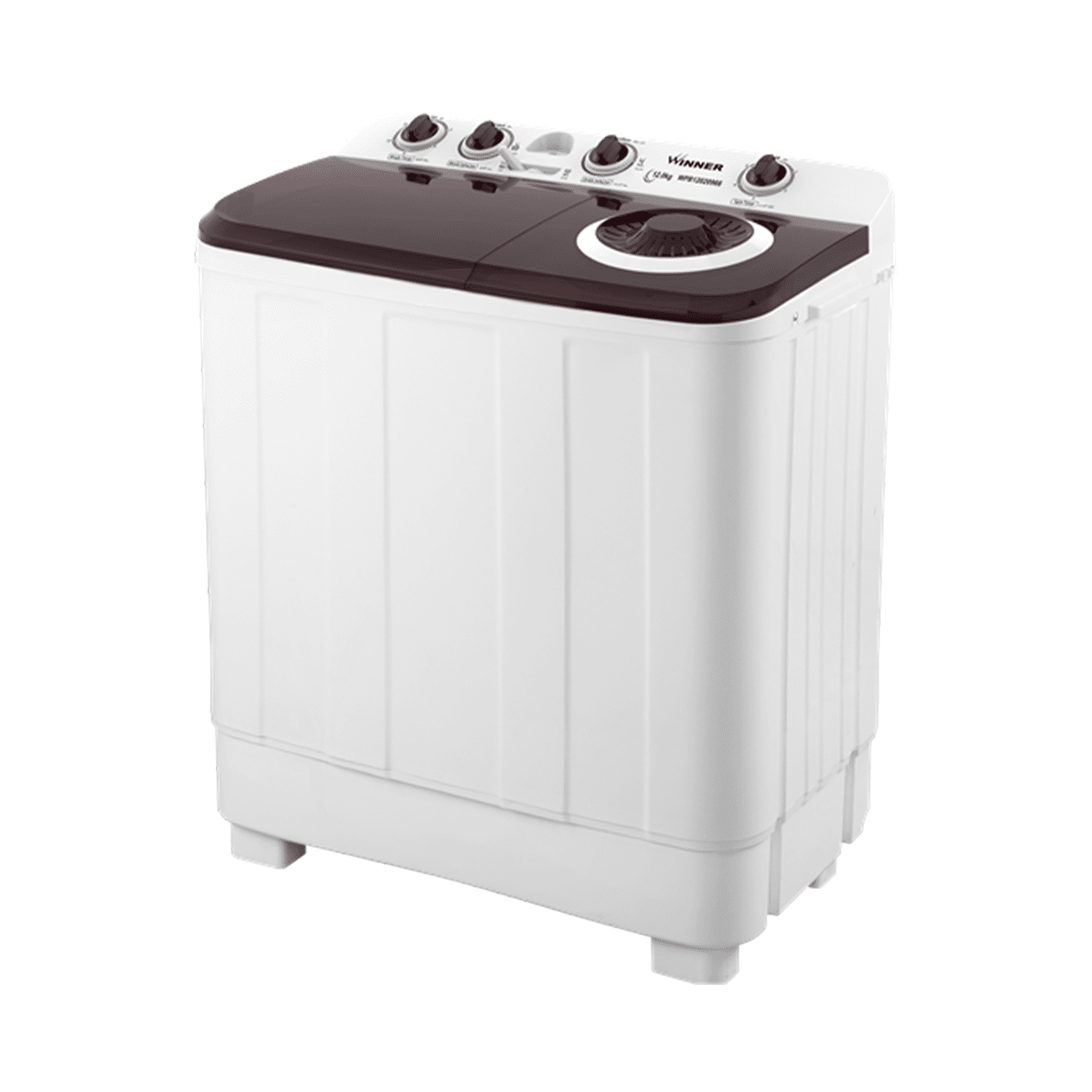 winner-twin-tub-washing-machine-12kg-white-wpb12020966.png غسالة حوضين وينر,12كجم,ابيض - (WPB12020966) - الصورة 1