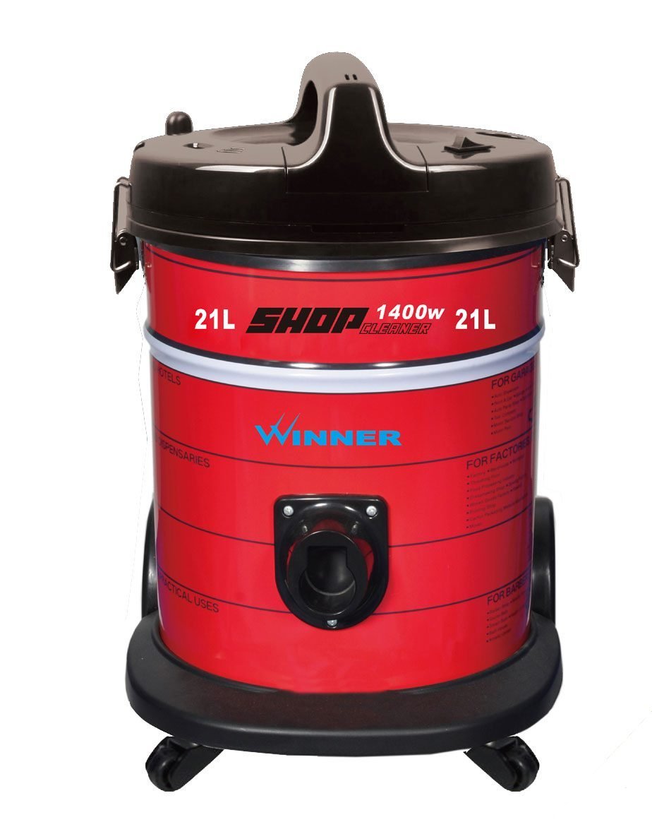 مكنسة وينر,برميل,21لتر,1400وات,احمر - (WYDE1400W)